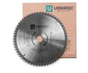 VONROC Hoja de sierra para ingletadora 254 x 30mm - 60T
