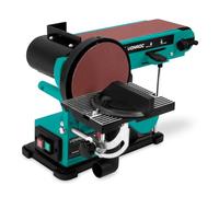 VONROC Lijadora de banda y disco de 350 W - Contiene 2 bandas de lijado de 100 x 915 mm (P80 y P120) y 2 discos de lijado de 150 mm de diámetro (P80 y P120)