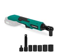VONROC Llave de carraca inalámbrica - 20V - 50Nm - 3/8" - incl. juego de 8 vasos - excl. batería y cargador