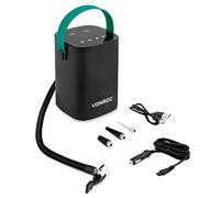 VONROC Mini compresor inalámbrico 12V con batería incorporada 2.0Ah - Pantalla Digital/manómetro