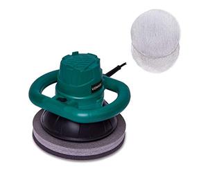 VONROC Pulidora excéntrica 120W - Ø240mm - Incluye 2 Fundas para pulir y Bolsa de Herramientas