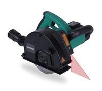 VONROC Rozadora de pared con láser - 1700W - 150mm - Incl. 2 discos de diamante, adaptador de aspiradora y bolsa de almacenamiento (Incl. 2 discos)