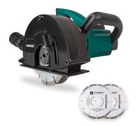 VONROC Rozadora de Pared 1700W - Incluye 4 Discos Diamantados