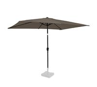 VONROC Sombrilla Premium Rapallo 200x300cm - Taupe - Protección UV 50+