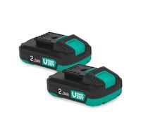 VONROC starterset 20V VONROC 20V batería 20V cargador doble 20V batería 2.0Ah cargador rápido 20V VPower 20V set batería y cargador kit batería y cargador VONROC
