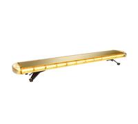 VonVVer Luz LED de advertencia intermitente de 130 cm - 96 ledes 3000 K 3000 K barra de luz para coche 12 - 24 V intermitente de emergencia, quitanieves, barra de luz IP65 con cable de 3,8 m