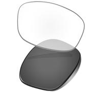 Vonxyz Lentes de repuesto para gafas de sol Spy Optic Logan, activadas fotocromáticas negras transparentes