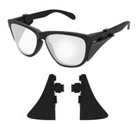 Vonxyz Protectores laterales para Oakley Frogskins OO9013 | Frogskins Lite OO9374 - Gafas de sol, resistentes a los impactos, Negro