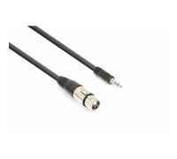Vonyx CX320-05 Cable XLR Hembra-Jack 3.5 Stereo (0.5m)
