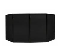 VONYX DB2 Juego de 4 Telas de repuesto de Lycra para Pantalla Negra de Iluminación para DJ Disco Móvil Stand Booth