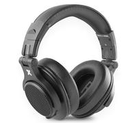 Vonyx HDX120WBK Auriculares DJ Bluetooth con batería 75 h Negros | Hasta 75 horas de autonomía, diseño plegable, uso inalámbrico o por cable, para DJs