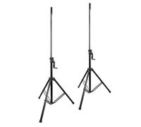 Vonyx LS93 Pack 2 trípodes con manivela 70 kg | Pack de 2 trípodes, elevación mediante manivela, montaje rápido, para alquiler profesional