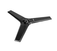 Vonyx MPS-B67T - Base plate triangular con rosca M20 acero resistente 70 kg base para altavoces y iluminacion soporte estable desmontable compatible tubos distanciadores uso profesional, color negro