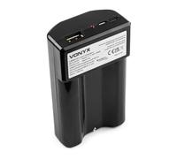 Vonyx MRB12 1.8Ah Batería de Litio con Cargador de 12V, batería Compatible con Megáfono MEG075, MEG090, MEG120 y MEG150, Batería de Larga Duración, Ideal para Eventos y Supporters