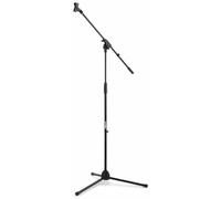 Vonyx MS10 Pack 2 Soportes de Micrófono con Jirafa Ajustable 110-230 cm Incluye Pinzas y Adaptadores Base Trípode Plegable Rosca 3/8 Soporte Micrófono para Estudio Directo Ensayo Escenario