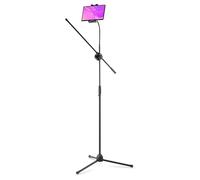 Vonyx MS10TH Pie de micrófono con soporte para tablet