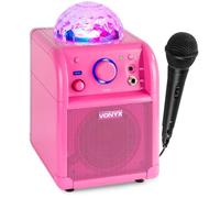 Vonyx SBS50P Altavoz karaoke Bluetooth con bola LED