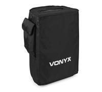 Vonyx SC12 Funda Protectora Universal para Altavoz 12" | Compartimento lateral, apertura para asa, costuras reforzadas, material resistente