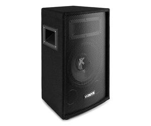 Vonyx SL10 - Altavoz pasivo 500W de 2 vías con woofer 10", diseño Trapezoidal Compacto, Bass Reflex, Asas Laterales, Sombrero para trípode y Rejilla metálica, Ideal para DJs y Sonido portátil