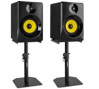 Vonyx SMN50B monitores Estudio Activos 140W + Soportes Mesa SMS10 | Altura Regulable, Sonido Profesional, Control de ecualización, Set Ideal para Home Studio y DJ