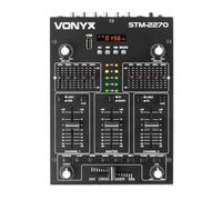 Vonyx STM2270 Mezclador DJ de 4 canales con Bluetooth y efectos