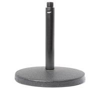 Vonyx TS01-15 Soporte de mesa para micrófonos, 15 cm de altura, base redonda pesada muy estable, rosca de 5/8" para pinza o soporte de micrófono (no incluido), fabricado en hierro, color negro