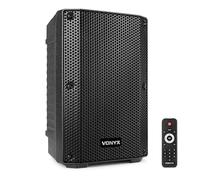 Vonyx VSA08BT - Altavoz Activo Bluetooth MP3 8" 250W Color Negro | Bluetooth y MP3 incorporados, potencia de 250W, woofer de 8 pulgadas, robusto, pensado para DJ móviles y sonido de calidad