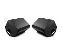 Vonyx VSA12 conjunto 2 monitores escenario activos 1600W con entradas micrófono guitarra línea, biamplificados, carcasa ABS resistente, sonido profesional en directo