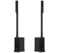 Vonyx VX820 - Pack de 2 Altavoces de Columna Activos Line Array 800W en Total, con Bluetooth 5.0, Mezclador de 4 Canales y DSP, Sistema de Sonido Profesional para Eventos, Color Negro