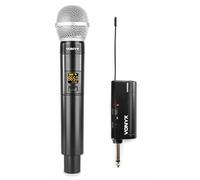 Vonyx WM55 Micrófono inalámbrico UHF Plug & Play | Plug & Play, 10 canales UHF, alcance hasta 50 m, cancelación de ruido