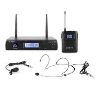 Vonyx WM61B Micrófono Inalambrico UHF + Petaca