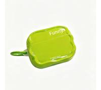 VooDirop Funda para AirPods de 4ª Generación (2024) - Funda simple de colores, resistente a los golpes, compatible con carga inalámbrica, con mosquetón para AirPods 4 ANC y estándar, verde claro