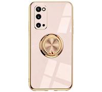 VooDirop Funda para teléfono móvil compatible con Samsung Galaxy S22 Plus, funda de silicona TPU ultrafina con anillo de 360 grados, soporte para los dedos, soporte magnético para coche, resistente a
