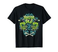 Voodoo Beat Tiki Shrunken Heads Divertido Beber Camiseta