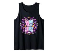 Voodoo Doll Pastel Goth Teddy Cute Bear Estética Halloween Camiseta sin Mangas