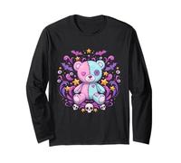 Voodoo Doll Pastel Goth Teddy Cute Bear Estética Halloween Manga Larga