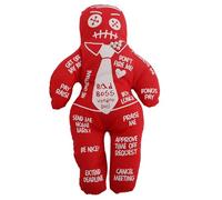 Voodoo Dolls 5.12x8.46 '' Algodón de poliéster Muñeco de Miedo con Impresiones inquietas Venganza Espeluznante Venganza de Terror Negtive Horror para liberación Emocional, Regalos del día de los niño