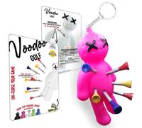 Voodoo Golf Soporte para camiseta de bola, accesorio para llavero novedoso para bolsa, regalos para hombres, se adapta a camisetas de 3 1/4, 2 3/4, 1 1/2, Rosado, Small