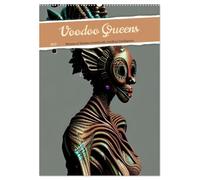 Voodoo Queens (Wall Calendar 2027 DIN A2 portrait), CALVENDO 12 Month Wall Calendar: Women of Voodoo created with Artificial Intelligence