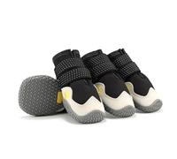 VOODUE Bota de Perro Rugged Anti-Slip Dog Shoes Waterproof Reflective Pet Booties Outdoor Durable Puppy Boots For Small Medium Large Dogs (Color : Black Gray, Size : L)