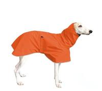 VOODUE Chubasquero para Perros Ropa de Galgo Italiano, Abrigo Impermeable for Whippet, Ropa de Galgo Ajustable, Ropa de Lana cálida for Invierno, Chaqueta cálida for Perro (Color : Orange, Size : 5X