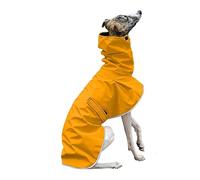 VOODUE Chubasquero para Perros Ropa de Galgo Italiano, Abrigo Impermeable for Whippet, Ropa de Galgo Ajustable, Ropa de Lana cálida for Invierno, Chaqueta cálida for Perro (Color : Amarillo, Size :