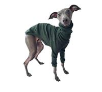 VOODUE Ropa de algodón con Cuello Alto for Perros, Ropa for Perros de Dos Patas, Chaqueta de Galgo Whippet Doberman, Pijamas cómodos, Abrigo for Mascotas de Primavera y Verano 5XL (Color : Verde, Si