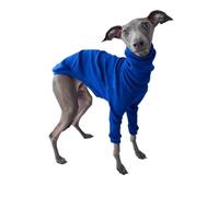 VOODUE Ropa de algodón con Cuello Alto for Perros, Ropa for Perros de Dos Patas, Chaqueta de Galgo Whippet Doberman, Pijamas cómodos, Abrigo for Mascotas de Primavera y Verano 5XL (Color : Azul, Siz