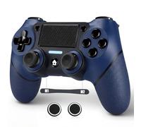 VooFun Mando Compatible para PS4 Pro Slim, Bluetooth Mandos con Vibración, 6 Axis Sensor, Panel Táctil, Stereo Audio Jack, Turbo, 1000mAh Batería, Inalámbrico Mando Compatible con PS4