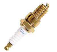 VooGenzek 1 Piezas F7TC Bujías para Motosierra, Bujía F6TC / F7TC Reemplazo, Bujía para Desbrozadora, para GX120 GX200 GX240 Go Kart Mini Bike Tillage Polishing Machine 168F, Dorado