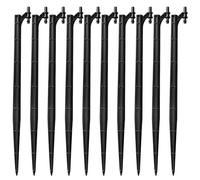 VooGenzek 10 Piezas 30cm Estacas de Soporte para Goteo de Riego, Varilla de Soporte Boquillas de Riego de Jardín, Inserción de Tierra Soporte, para Jardín, Plantas, Verduras