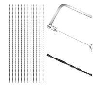 VooGenzek 12 Piezas 5# Hojas de Sierra con Dientes en Espiral, Hojas de Sierra de Desplazamiento, Diente de Sierra de la Hoja, para Madera, Corte, Sierra, Tallado (5#)