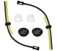 VooGenzek 2 Juegos Desbrozadora Tubo Gasolina Kit, Filtro Gasolina Desbrozadora Tubo, Universal de Repuesto de Manguera de Combustible, Bombilla de Imprimación, para Cortador de Cepillo