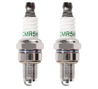 VooGenzek 2 Piezas CMR5H Bujías para Motosierra, Bujía CM5H / CMR5H / CMR6H / CMR7H Reemplazo, Bujía para Desbrozadora, Bujías de 4 Tiempos, Compatible con Honda GX25 GX35 Motor